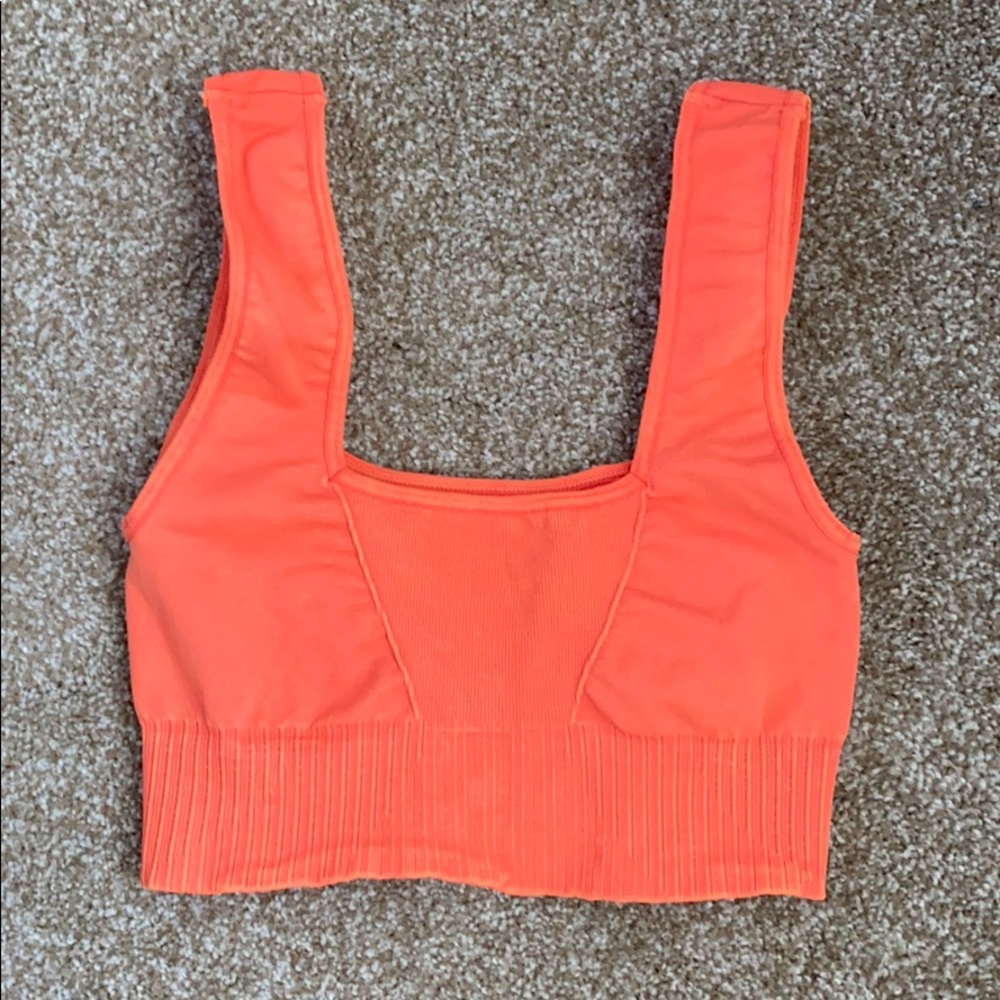 Free people square neck good karma bra